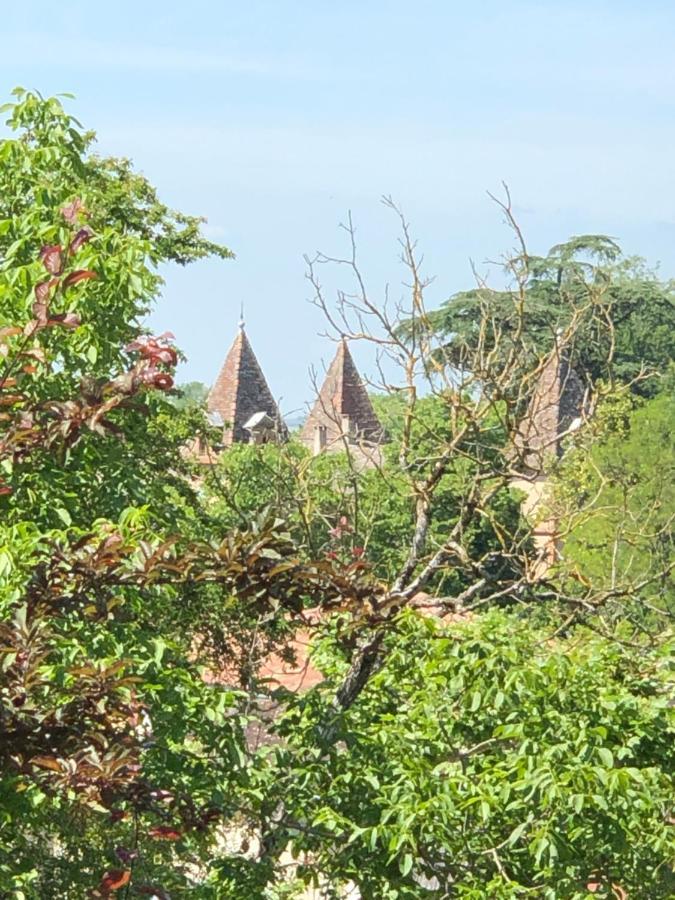Giroussens B&B Du Couvent, Vue Chateau المظهر الخارجي الصورة