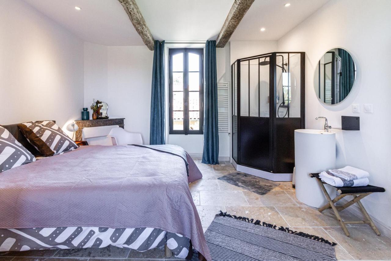 Giroussens B&B Du Couvent, Vue Chateau المظهر الخارجي الصورة